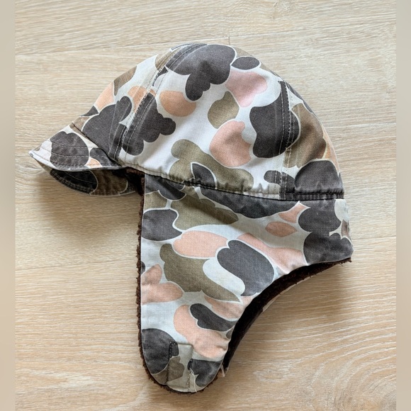 Columbia Other - RARE Vintage Columbia Gore-Tex Camo Winter Hat Sherpa Lined Ear Flaps USA L/XL